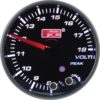 Prídavný budík PK 60 mm 10 COLOR - Voltmeter AUTOGAUGE Tuning.Cool