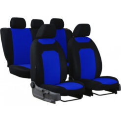 Autopoťahy CARO (pre väčšie sedadlá) modro-čierne (frote-textil) Pok-ter Tuning.Cool