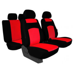 Autopoťahy Classic plus červeno-čierne (frote-textil) Pok-ter Tuning.Cool