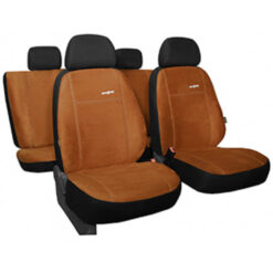 Autopoťahy Comfort hnedé (alcantara) Pok-ter Tuning.Cool