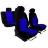 Autopoťahy Elegance modro-čierne (velour-velour) Pok-ter Tuning.Cool
