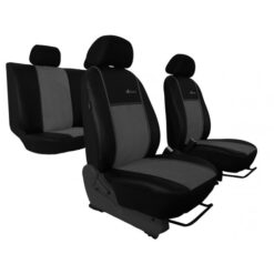 Autopoťahy Exclusive Alcantara slabo šedo-čierne (Alcantara-koža) Pok-ter Tuning.Cool