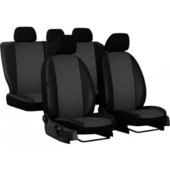 Autopoťahy Forced K-5 sivo-čierne (koža) Pok-ter Tuning.Cool