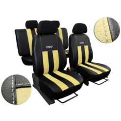 Autopoťahy GT béžovo-čierne (Alcantara-koža) Pok-ter Tuning.Cool