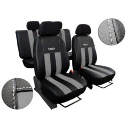 Autopoťahy GT slabo šedo-čierne (Alcantara-koža) Pok-ter Tuning.Cool