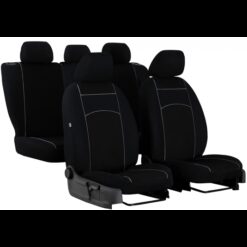 Autopoťahy Tuning 100% čierno-čierne (velour-textil) Pok-ter Tuning.Cool