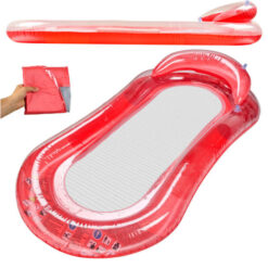 BESTWAY 43103 nafukovací matrac do bazéna so sieťkou červený  Tuning.Cool