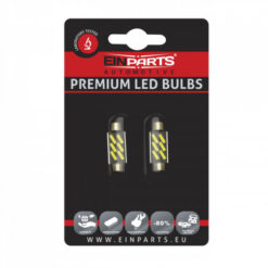 C10W LED žiarovka (6 x SMD 7020) 39 mm 6000k canbus Einparts Tuning.Cool