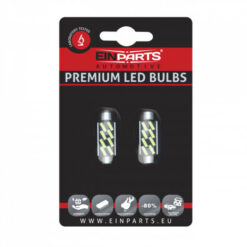 C10W LED žiarovka (8 x SMD 7020) 42 mm 6000k canbus Einparts Tuning.Cool