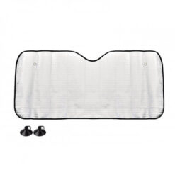 Clona na predné sklo strieborná - 130x60 cm Amio Tuning.Cool