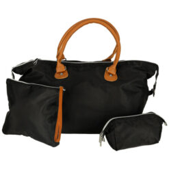 Dámska multifunkčná cestovná taška na kočík pre mamičku čierna  Tuning.Cool