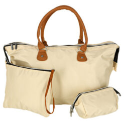 Dámska multifunkčná cestovná taška na kočík pre mamičky- béžová  Tuning.Cool