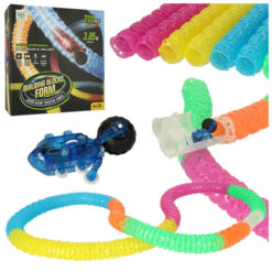 Dlhá rúrková trať s rýchlym vozidlom 210 prvkov  Tuning.Cool