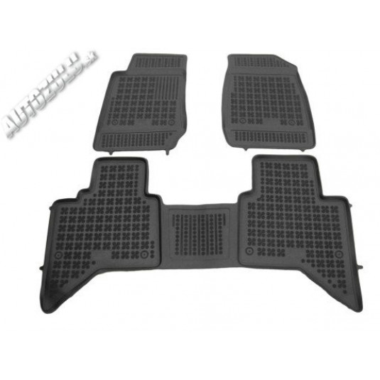 Gumené rohože ISUZU D-Max (od 2012) so zvýšeným okrajom REZAW Plast Tuning.Cool