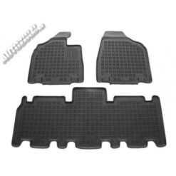 Gumené rohože KIA Carnival 7miestne (2006-2015) so zvýšeným okrajom REZAW Plast Tuning.Cool
