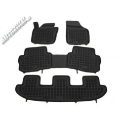 Gumené rohože SEAT Alhambra 7 miestne (od 2010) so zvýšeným okrajom REZAW Plast Tuning.Cool