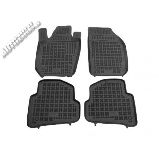 Gumené rohože ŠKODA Fabia III. (od 2014) so zvýšeným okrajom REZAW Plast Tuning.Cool