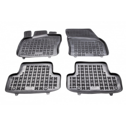 Gumené rohože Škoda KAROQ (od 2017) so zvýšeným okrajom REZAW Plast Tuning.Cool