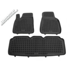 Gumené rohože TESLA S (od 2014) so zvýšeným okrajom REZAW Plast Tuning.Cool