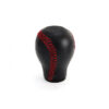 Hlavica radiacej páky kožená obyčajná – červená niť Amio Tuning.Cool