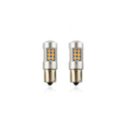 LED žiarovky CANBUS (P21W) 12V/24V oranžová Amio Tuning.Cool