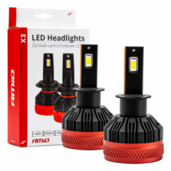 LED žiarovky hlavného svietenia H3 X3 Series AMiO (+canbus) Amio Tuning.Cool