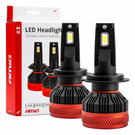 LED žiarovky hlavného svietenia H7 X3 Series AMiO (+canbus) Amio Tuning.Cool