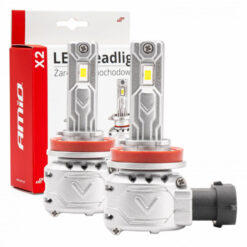 LED žiarovky hlavného svietenia H8/H9/H11 X2 Series AMiO (+canbus) Amio Tuning.Cool