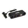 Multi zásuvka zapaľovača 4+2 USB s káblom 60 cm 12/24 V Lampa Tuning.Cool