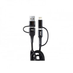 Multikábel USB C-USB C iOs USB A FullLINK 100cm UC-15 Amio Tuning.Cool
