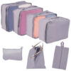 Organizéry do kufra cestovná sada 7 kusov odevných úložných doplnkov vodotesné tašky  Tuning.Cool