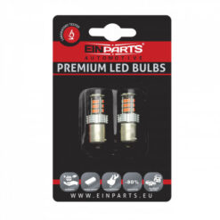 P21W LED žiarovka (30 x SMD 3020) červená canbus 12/24V Einparts Tuning.Cool