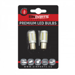 P21W LED žiarovka (66 x SMD 2016) červená canbus Einparts Tuning.Cool