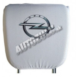 Poťah na hlavovú opierku-biela Opel 2 ks AutoZulu Tuning.Cool