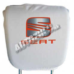 Poťah na hlavovú opierku-biela Seat 2 ks AutoZulu Tuning.Cool