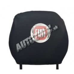 Poťah na hlavovú opierku-čierna Fiat 2 ks AutoZulu Tuning.Cool