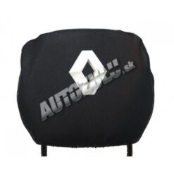 Poťah na hlavovú opierku-čierna Renault 2 ks  Tuning.Cool