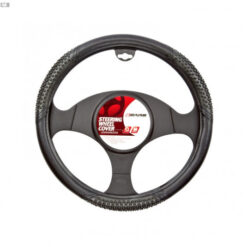 Poťah volantu 37-39 cm čierny masážny 4cars Tuning.Cool