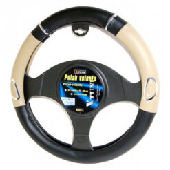 Poťah volantu RALLY béžový 37-39cm Compass Tuning.Cool