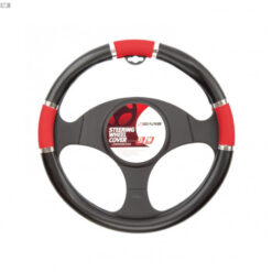 Poťah volantu SLIM 37-39 cm čierno-červený Automax Tuning.Cool