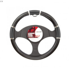 Poťah volantu SLIM 37-39 cm čierny 4cars Tuning.Cool