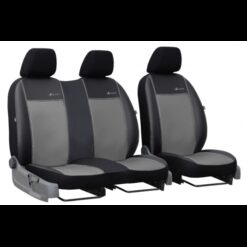 Poťahy pre MERCEDES VITO 2+1 W638 (1996-2003) Exclusive Leather (koža) šedá (vyp) Pok-ter Tuning.Cool