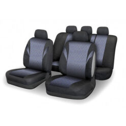 Poťahy sedadiel sada 9ks POLY farebné AIRBAG Compass Tuning.Cool