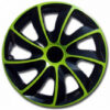 Puklice 15 palcové zeleno-čierne AutoZulu Tuning.Cool