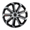 Puklice Evo black&silver 15 Versaco Tuning.Cool