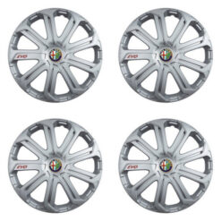 Puklice pre Alfa Romeo 14 Evo silver Versaco Tuning.Cool
