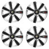 Puklice pre Alfa Romeo 14 GTX CARBON silver/black Versaco Tuning.Cool