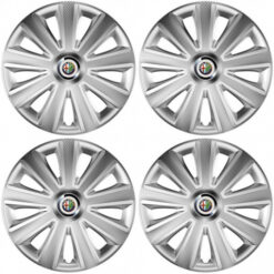 Puklice pre Alfa Romeo 15 Aviator carbon silver Versaco Tuning.Cool