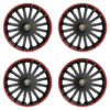 Puklice pre Alfa Romeo 15 CRYSTAL RO black Versaco Tuning.Cool