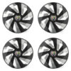Puklice pre Alfa Romeo 15 Vector RC black and silver Versaco Tuning.Cool